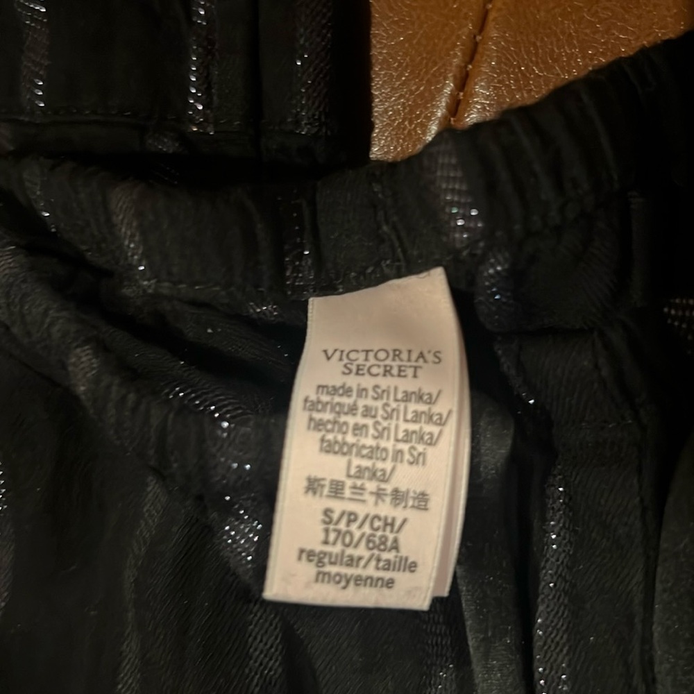 Victoria Secrets black 2 piece pajama set